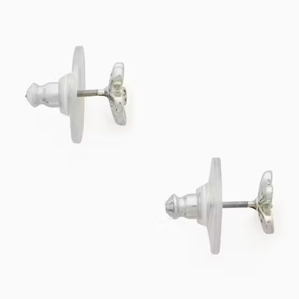 ✨️🌺 Kate Spade Silver Gleaming Gardenia Flower Studs ✨️🌺 - Picture 2 of 8